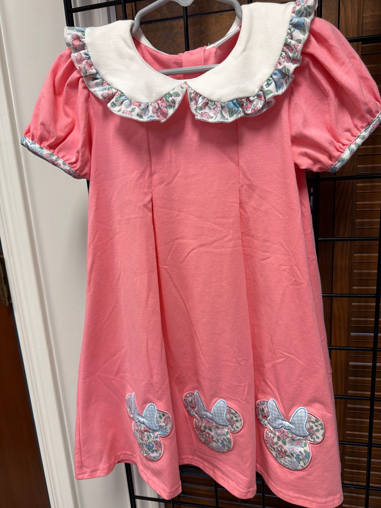Girls Pink Trio Minnie Dress