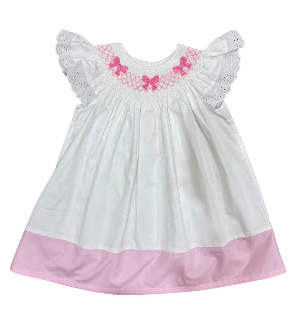 Smocked Trio Bow Dress