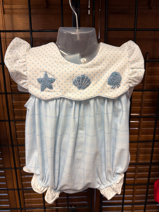 Girls Sea Creature French Knot Bubble