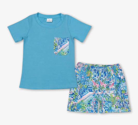 Summer Vacation Short Set