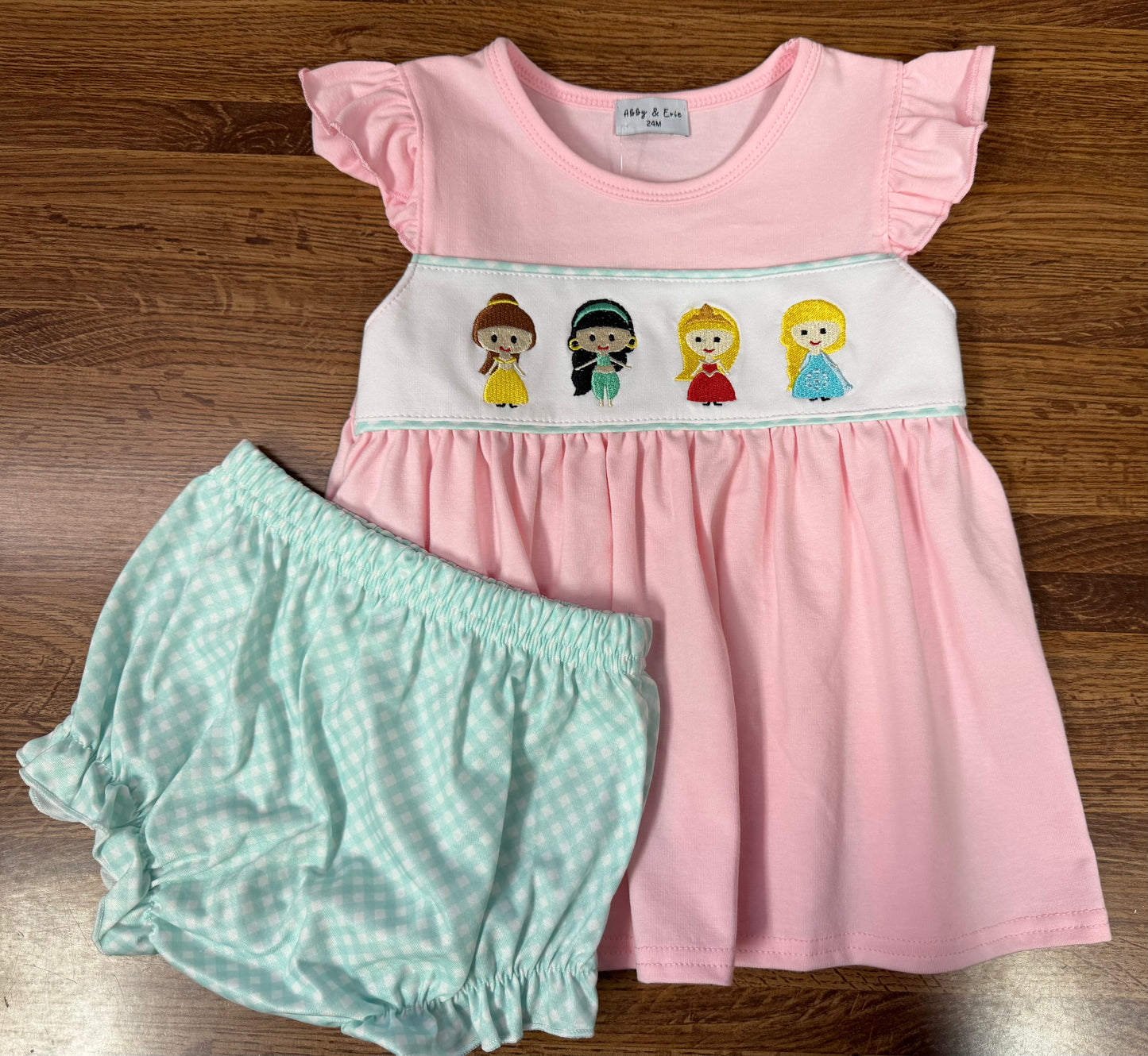 Girls Princess Bloomer Set